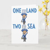 Paul Revere "One if by Land Two if by Sea" Karte (Gelbe Blume)