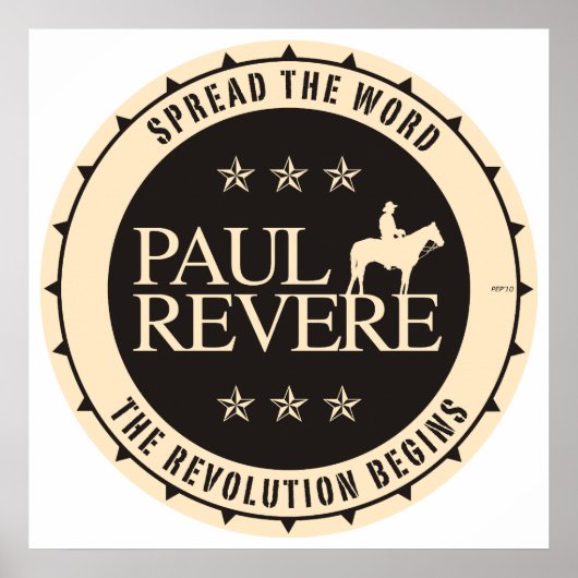 Paul Revere Poster (Vorne)