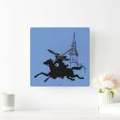 Paul Revere Quadratische Wanduhr (Zuhause)
