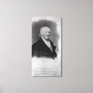 Paul Revere, 'vom Neu-England Magazine Leinwanddruck