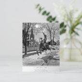 Paul Reveres Fahrt. 1775_War Image Postkarte (Stehend Vorderseite)