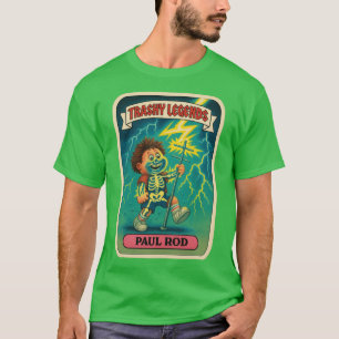 Paul Rod Electric Retro-Müll-Parodie-Kind-Aufklebe T-Shirt