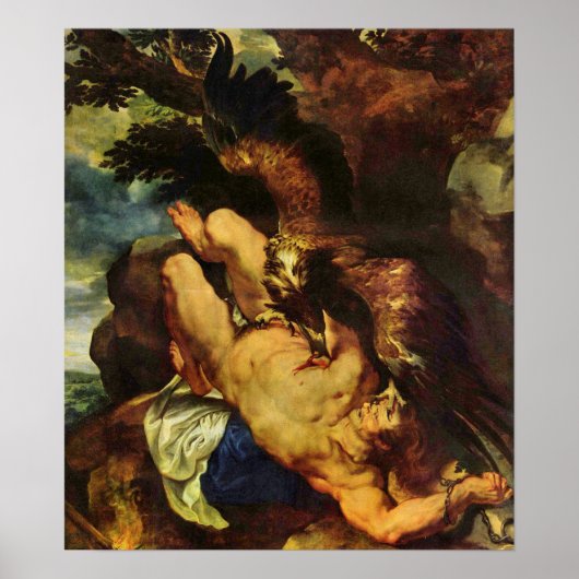 Paul Rubens - Prometheus gebunden Poster (Vorne)