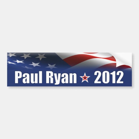 Paul Ryan für Präsidenten Autoaufkleber (Vorne)