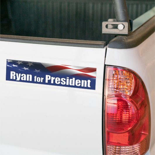 Paul Ryan für Präsidenten Autoaufkleber (Auf Lkw)