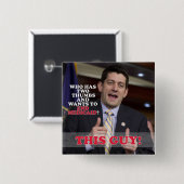 Paul Ryan zwei Daumen bis zum Ende Medicaid Button (Vorne & Hinten)