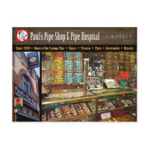 Paul’s Pipe Shop Postcard