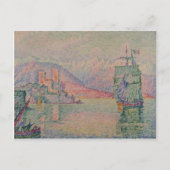 Paul Signac - Antibes, Abend Postkarte (Vorderseite)