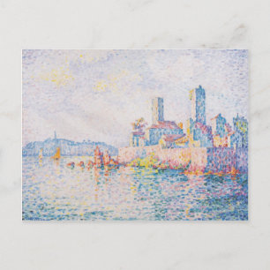 Paul Signac - Antibes, die Türme Postkarte