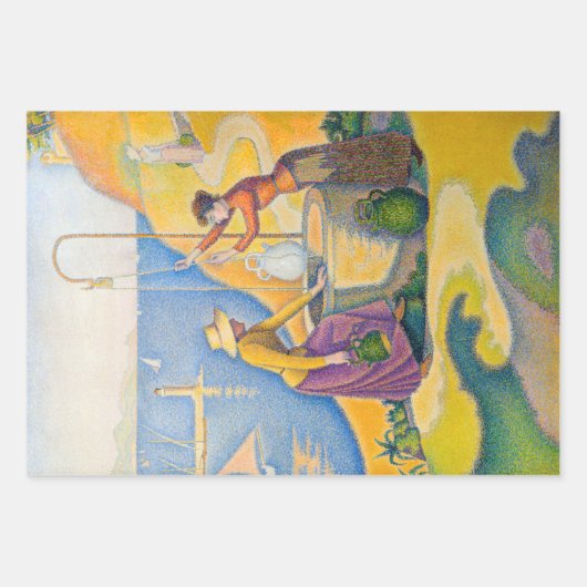 Paul Signac - Auswahl der Meisterwerke Geschenkpapier Set (Vorderseite 3)