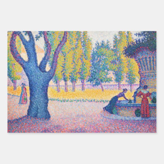Paul Signac - Auswahl der Meisterwerke Geschenkpapier Set (Vorderseite 2)
