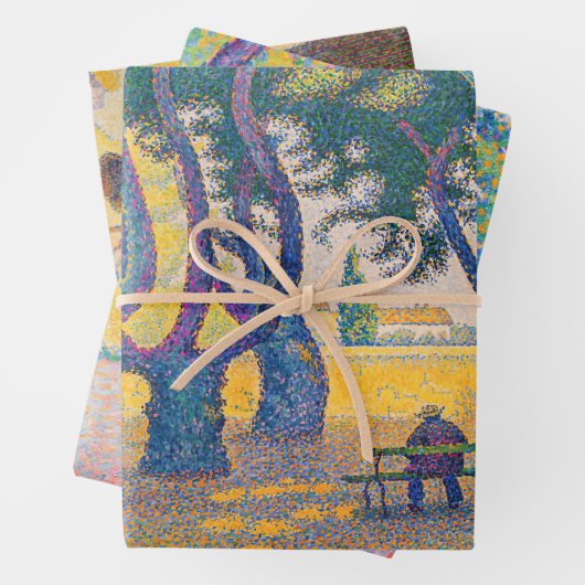 Paul Signac - Auswahl der Meisterwerke Geschenkpapier Set (Beispiel)