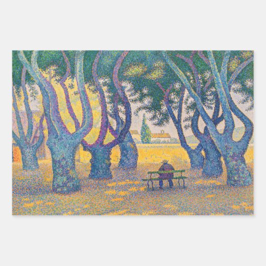 Paul Signac - Auswahl der Meisterwerke Geschenkpapier Set (Vorderseite)