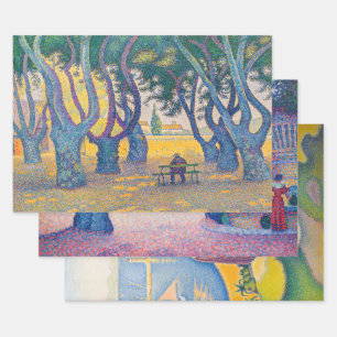 Paul Signac - Auswahl der Meisterwerke Geschenkpapier Set