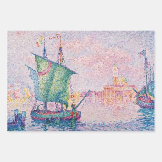 Paul Signac - Auswahl der Meisterwerke in Venedig Geschenkpapier Set (Vorderseite 2)