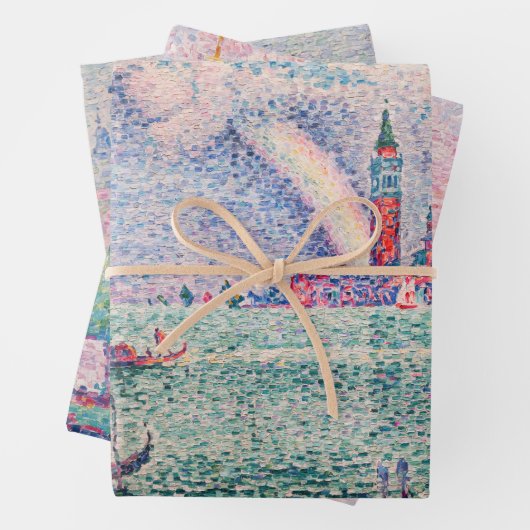 Paul Signac - Auswahl der Meisterwerke in Venedig Geschenkpapier Set (Beispiel)