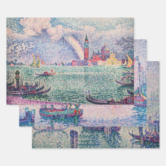 Paul Signac - Auswahl der Meisterwerke in Venedig Geschenkpapier Set (Set)