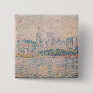Paul Signac - Avignon, Morgen Button