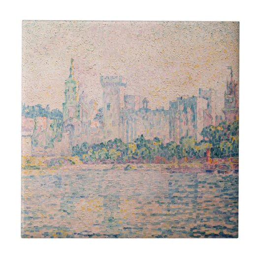 Paul Signac - Avignon, Morgen Fliese (Vorderseite)