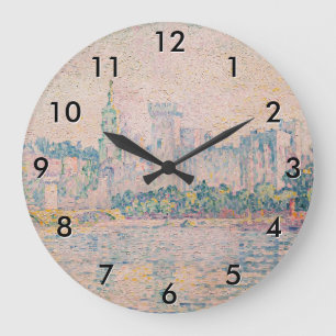 Paul Signac - Avignon, Morgen Große Wanduhr
