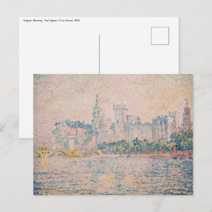 Paul Signac - Avignon, Morgen Postkarte
