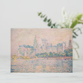 Paul Signac - Avignon, Morning Dankeskarte (Stehend Vorderseite)