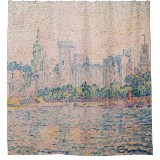 Paul Signac - Avignon, Morning Duschvorhang (Vorderseite)