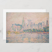 Paul Signac - Avignon, Morning Einladung (Vorne/Hinten)