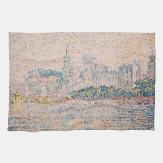 Paul Signac - Avignon, Morning Geschirrtuch (Horizontal)