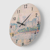 Paul Signac - Avignon, Morning Große Wanduhr (Winkel)