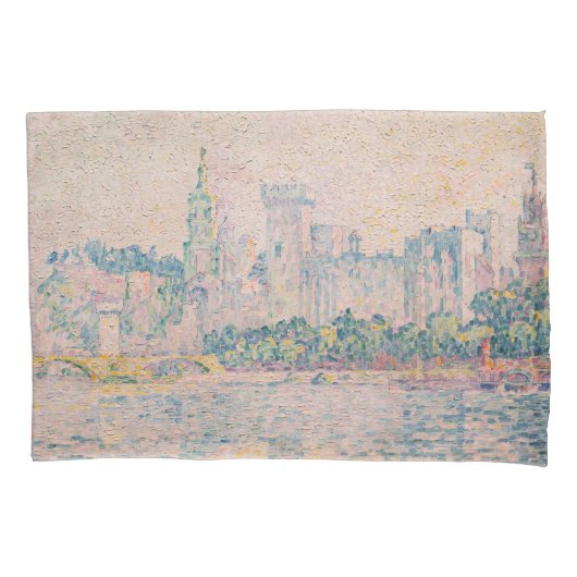 Paul Signac - Avignon, Morning Kissenbezug (Vorderseite)