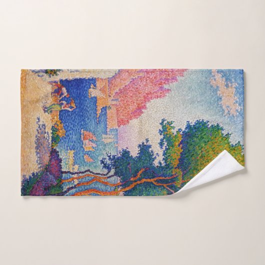Paul Signac - Capo di Noli Badhandtuch Set (Handtuch)