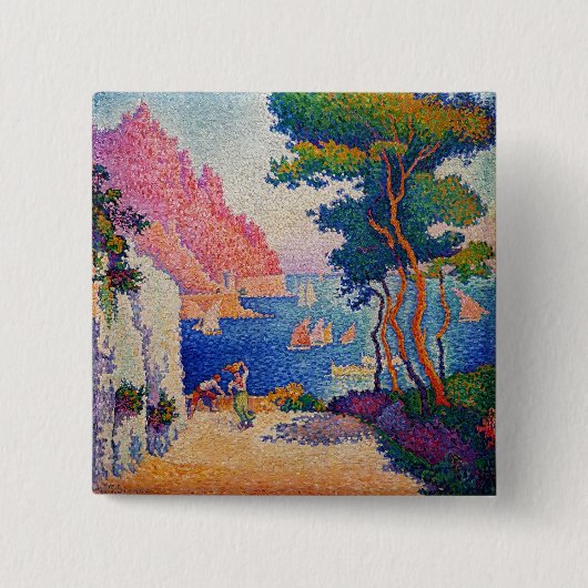 Paul Signac - Capo di Noli Button (Vorderseite)