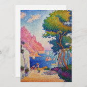 Paul Signac - Capo di Noli Einladung (Vorne/Hinten)