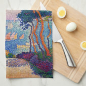 Paul Signac - Capo di Noli Geschirrtuch (Viertel Falte)