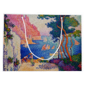 Paul Signac - Capo di Noli Große Geschenktüte (Rückseite)