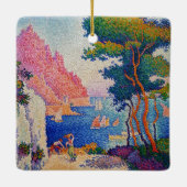Paul Signac - Capo di Noli Keramikornament (Rückseite)