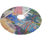 Paul Signac - Capo di Noli Polyester Weihnachtsbaumdecke (Schrägansicht)