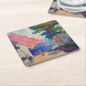 Paul Signac - Capo di Noli Rechteckiger Pappuntersetzer (angewinkelt)