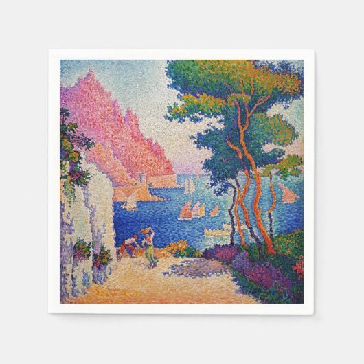 Paul Signac - Capo di Noli Serviette (Vorderseite)