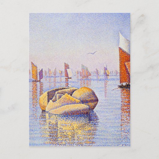 Paul Signac - Concarneau, ruhiger Morgen Postkarte (Vorderseite)
