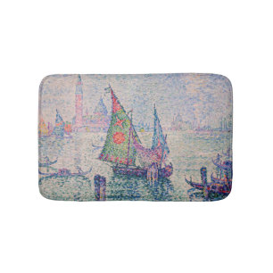 Paul Signac - Das grüne Segel Badematte