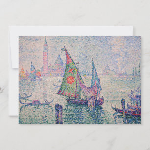 Paul Signac - Das grüne Segel Einladung