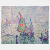Paul Signac - Das grüne Segel Fleecedecke (Vorderseite (Horizontal))