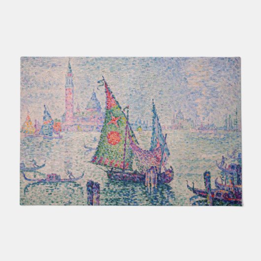 Paul Signac - Das grüne Segel Fußmatte (Vorderseite)