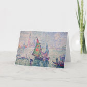 Paul Signac - Das grüne Segel Karte (Vorderseite)