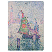 Paul Signac - Das grüne Segel Klemmbrett (Rückseite)