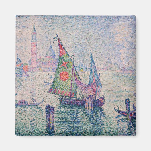 Paul Signac - Das grüne Segel Magnet (Vorne)