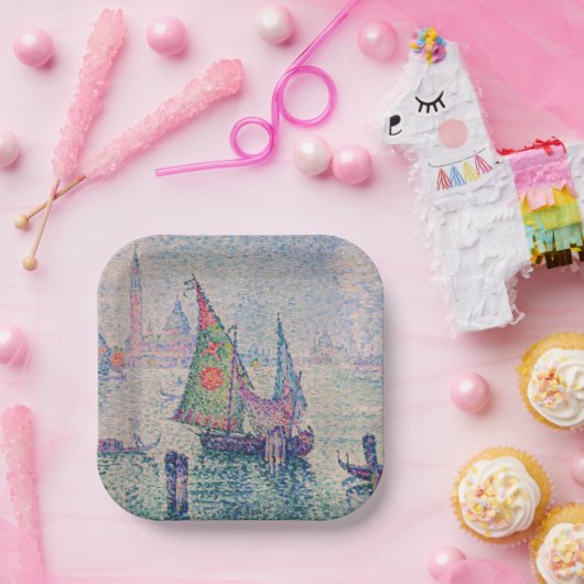 Paul Signac - Das grüne Segel Pappteller (Party)