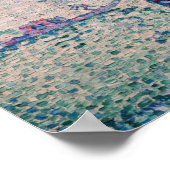 Paul Signac - Das grüne Segel Poster (Ecke)